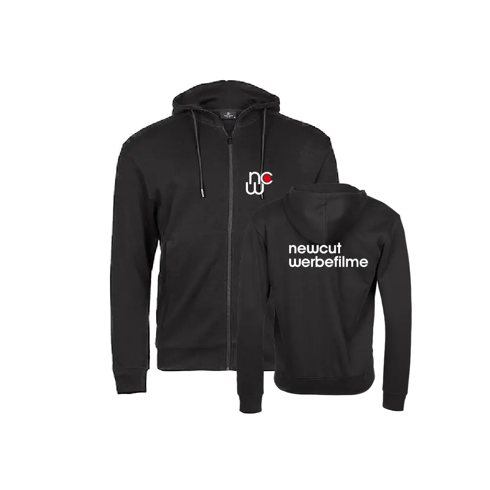 newcut Ribbed Interlock Hooded Full Zip