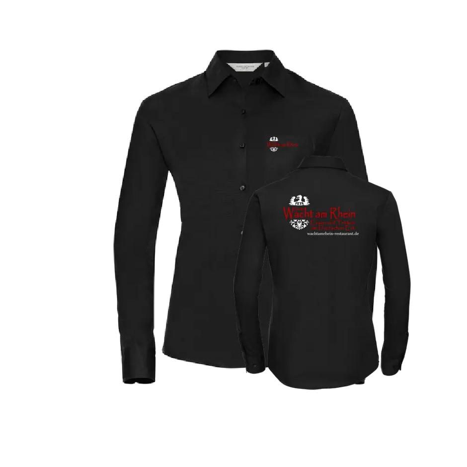 Wacht am Rhein Ladies´ Long Sleeve Classic Pure Cotton Poplin Shirt
