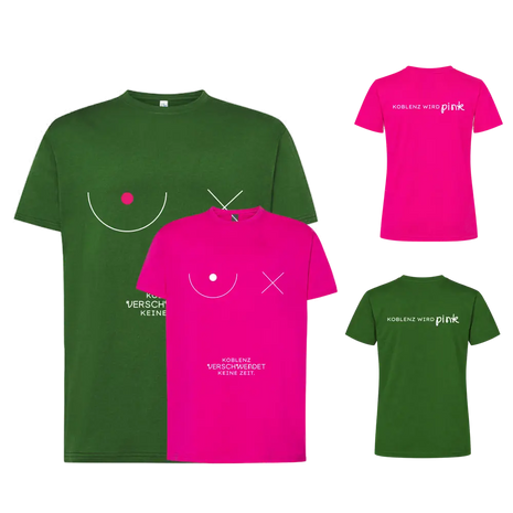 Herzkissen Koblenz wird Pink Shirt