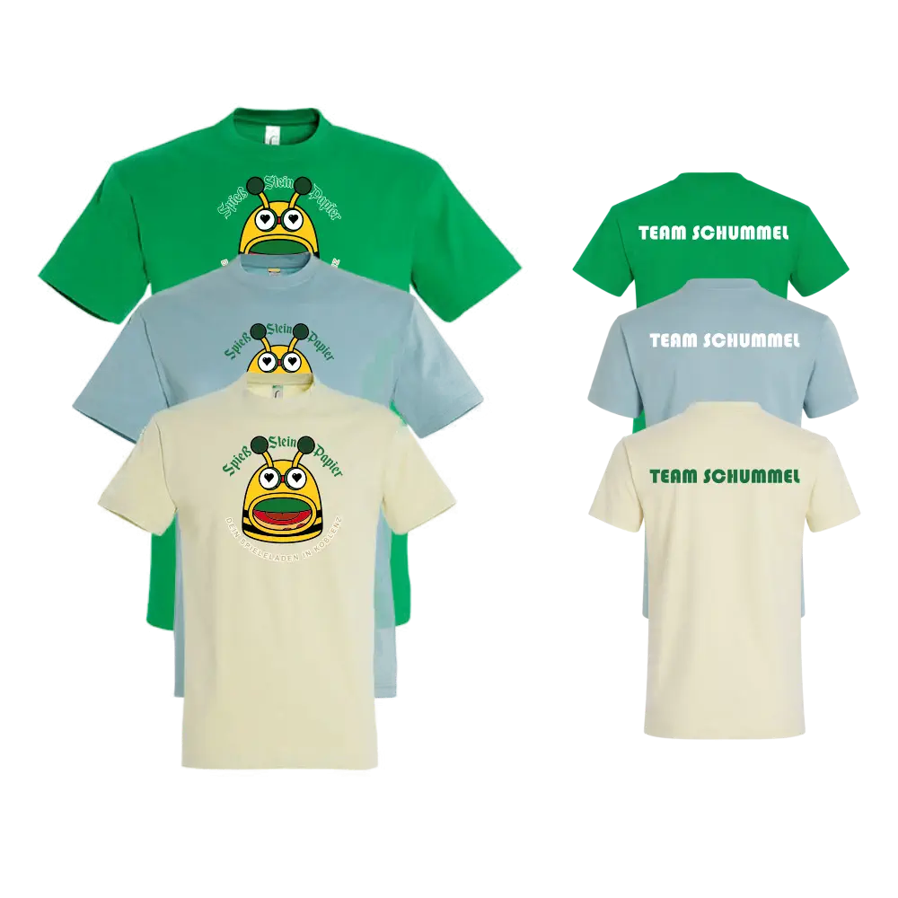 Spiess Stein Papier T-Shirt Team Schummel