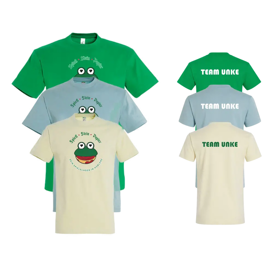 Spiess Stein Papier T-Shirt Team Unke
