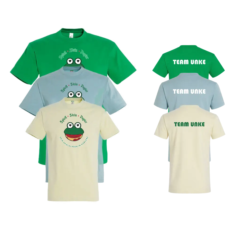 Spiess Stein Papier T-Shirt Team Unke