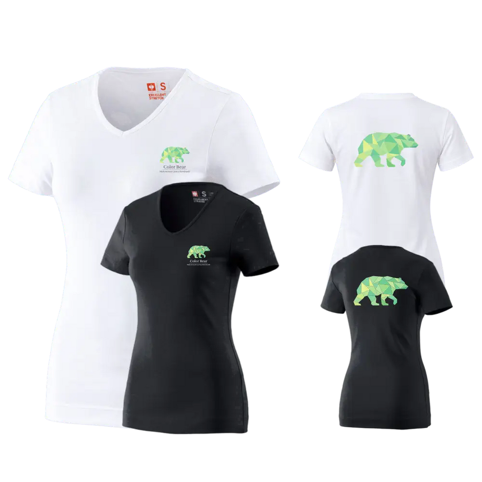 Color Bear Frauen T-Shirt Strauss Variante 1 (ES)
