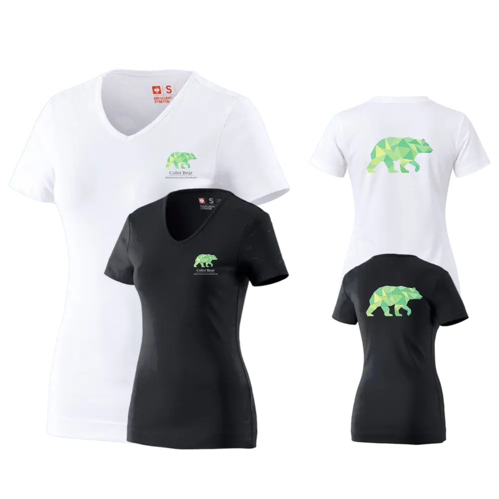 Color Bear Frauen T-Shirt Strauss Variante 1 (ES)