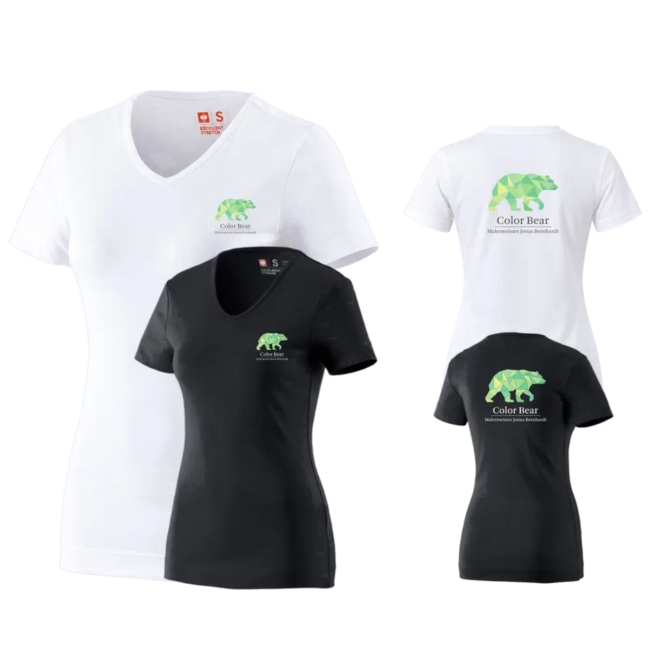 Color Bear Frauen T-Shirt Strauss Variante 2 (ES)