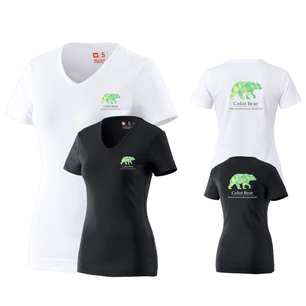 Color Bear Frauen T-Shirt Strauss Variante 2 (ES)