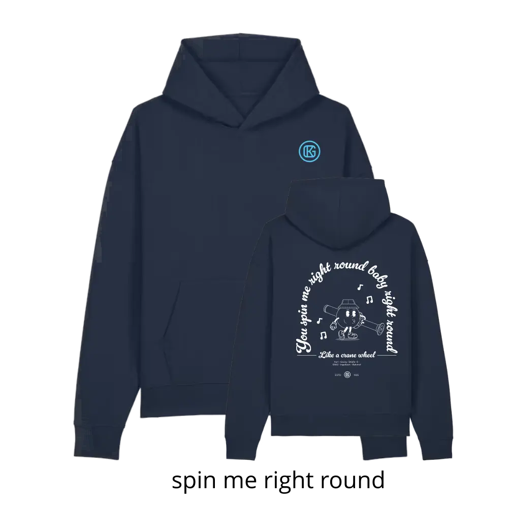 Karl Georg GmbH Hoodie - French Navy (Front + Back)