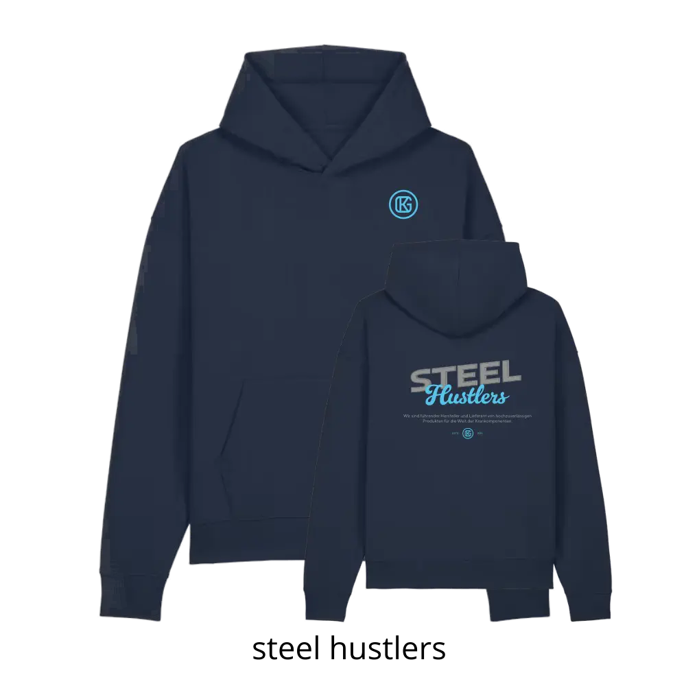Karl Georg GmbH Hoodie - French Navy (Front + Back)