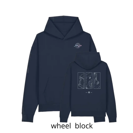 NxtGen Hoodie - French Navy (Front + Back)