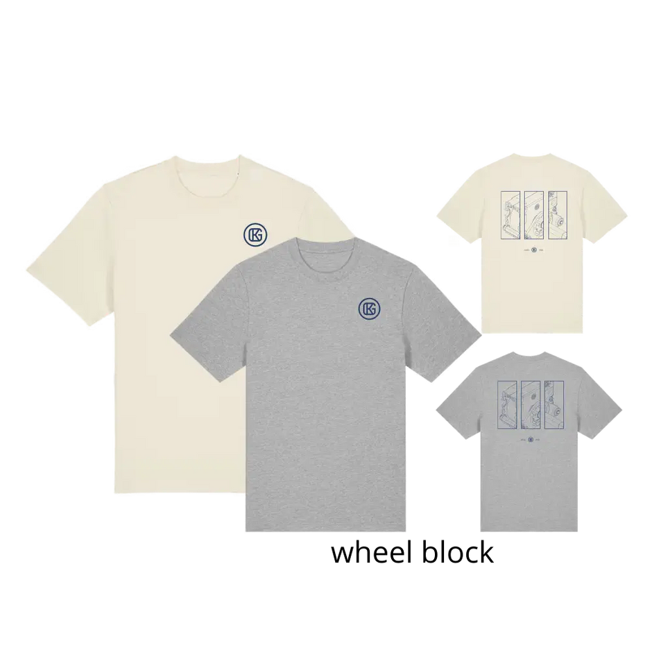 Karl Georg GmbH T-Shirt Natural or Grey (Front + Back)