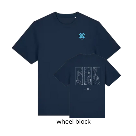 Karl Georg GmbH  T-Shirt French Navy (Front + Back)