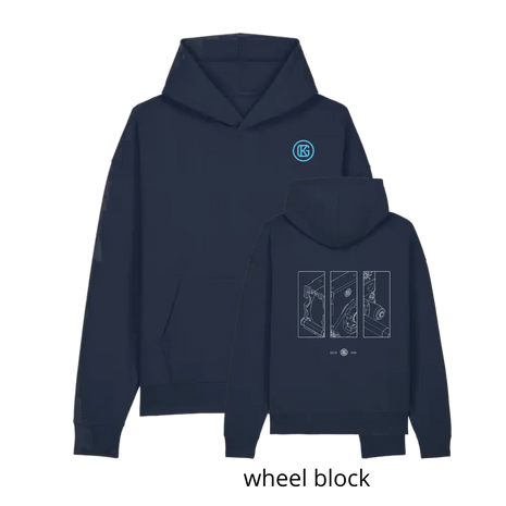 Karl Georg GmbH Hoodie - French Navy (Front + Back)