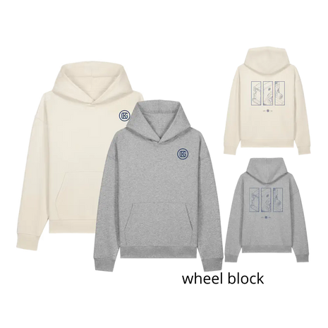Karl Georg GmbH Hoodie - Natural or Grey (Front + Back)